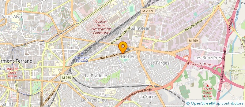 localisation de l'entreprise AMICALE LAIQUE A FRANCE  CLERMONT-FERRAND