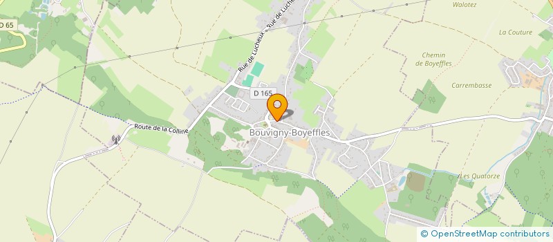 localisation de l'entreprise AMICALE LAIQUE ANCIEN ELEVE ECOLE PUBLI  BOUVIGNY-BOYEFFLES