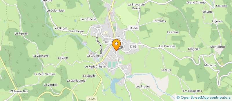 localisation de l'entreprise AMICALE LAIQUE ANCIENS ET ANCIENNES ELEVES ET AMI(E)S ECOLE PUBLIQUE  TOURS-SUR-MEYMONT