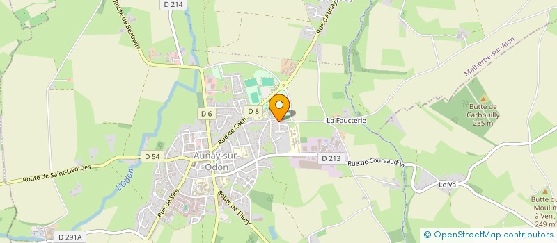 localisation de l'entreprise AMICALE LAIQUE AUNAY VILLERS  LES MONTS D'AUNAY