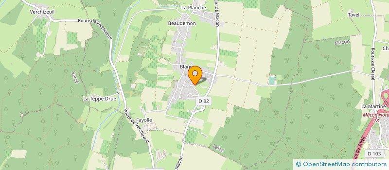 localisation de l'entreprise AMICALE LAIQUE BLANY LAIZE  LAIZE