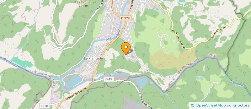 localisation de l'entreprise AMICALE LAIQUE BORTOISE ET DES PARENTS ELEVES  BORT-LES-ORGUES