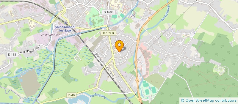 localisation de l'entreprise AMICALE LAIQUE BRACKE DESROUSSEAUX  SAINT-AMAND-LES-EAUX