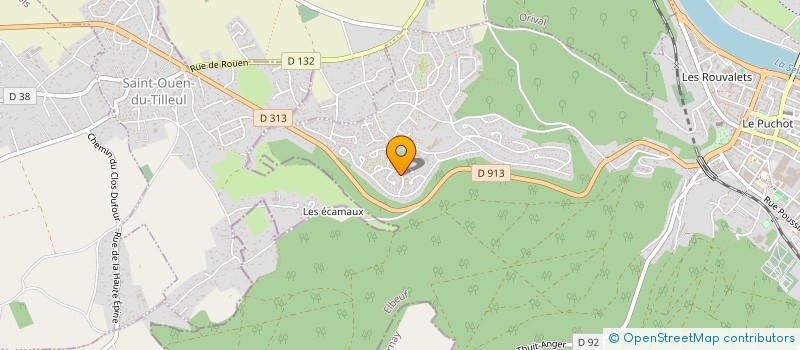 localisation de l'entreprise AMICALE LAIQUE BUQUET TENNIS  ELBEUF