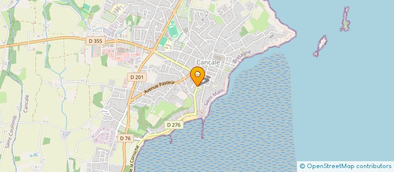 localisation de l'entreprise AMICALE LAIQUE CANCALE  CANCALE