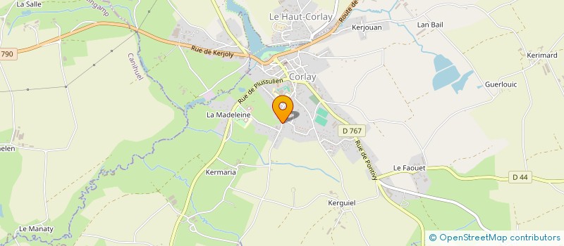 localisation de l'entreprise AMICALE LAIQUE CANTINE  PLUSSULIEN