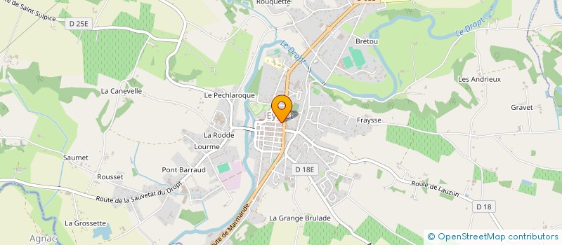 localisation de l'entreprise AMICALE LAIQUE CENTRE LOISIRS à EYMET