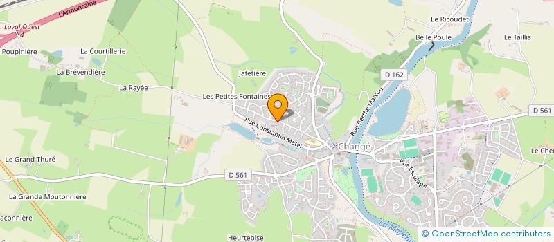 localisation de l'entreprise AMICALE LAIQUE CHANGEENNE à CHANGE