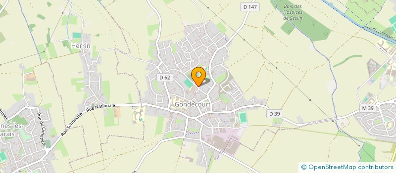 localisation de l'entreprise AMICALE LAIQUE CLUB TENNIS DE TABLE GONDECOURT  GONDECOURT