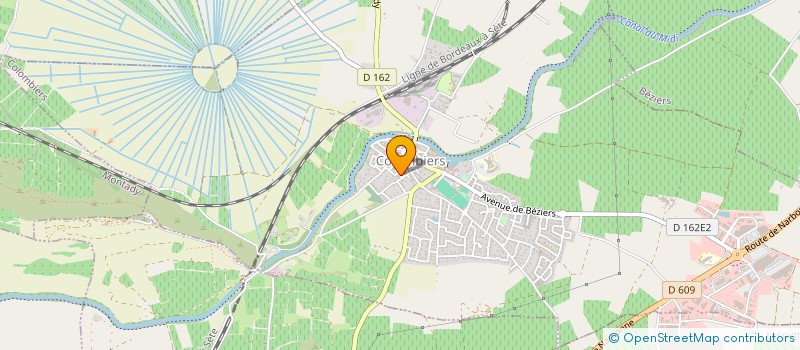 localisation de l'entreprise AMICALE LAIQUE COLOMBIERS TOKOLI à COLOMBIERS