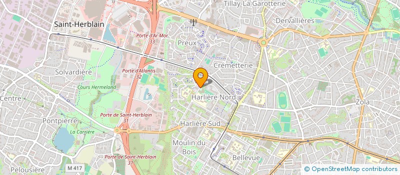 localisation de l'entreprise AMICALE LAIQUE CREMETTERIE à SAINT-HERBLAIN