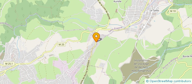 localisation de l'entreprise AMICALE LAIQUE CROIX MARLET CERCLE  UNIEUX