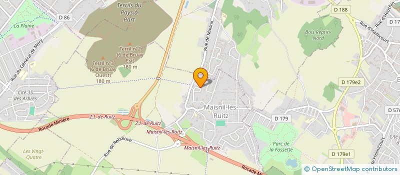 localisation de l'entreprise AMICALE LAIQUE CULTURE LOISIRS JEUNESSE  MAISNIL-LES-RUITZ