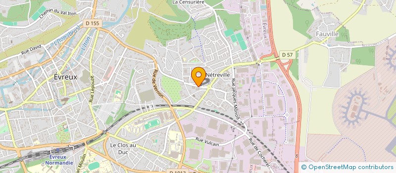 localisation de l'entreprise AMICALE LAIQUE D'EVREUX EST à EVREUX