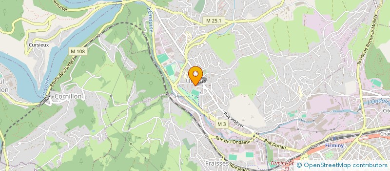 localisation de l'entreprise AMICALE LAIQUE D UNIEUX à UNIEUX