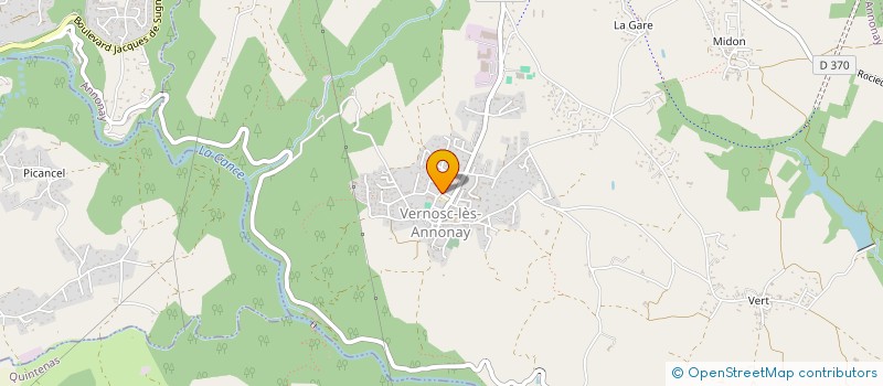 localisation de l'entreprise AMICALE LAIQUE DAVEZIEUX à DAVEZIEUX