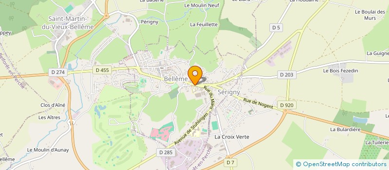 localisation de l'entreprise AMICALE LAIQUE DE BELLEME à BELLEME