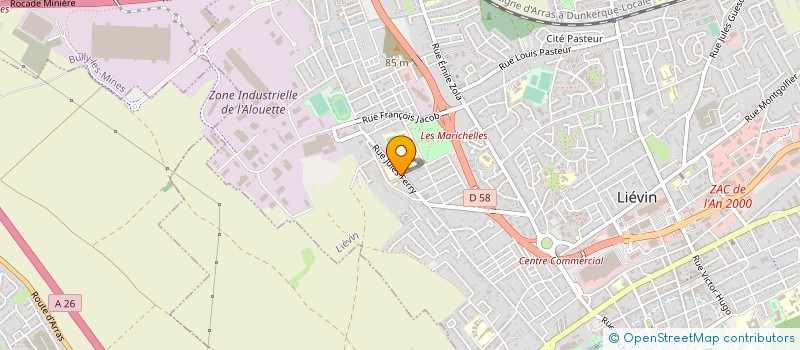 localisation de l'entreprise AMICALE LAIQUE DE CALONNE à LIEVIN