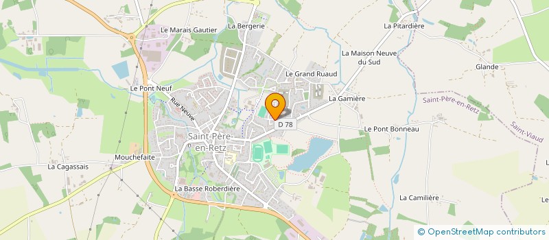 localisation de l'entreprise AMICALE LAIQUE DE CHAUMES EN RETZ  CHAUMES-EN-RETZ