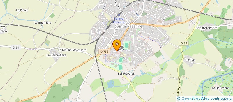 localisation de l'entreprise AMICALE LAIQUE DE CHEMERE  CHAUMES-EN-RETZ