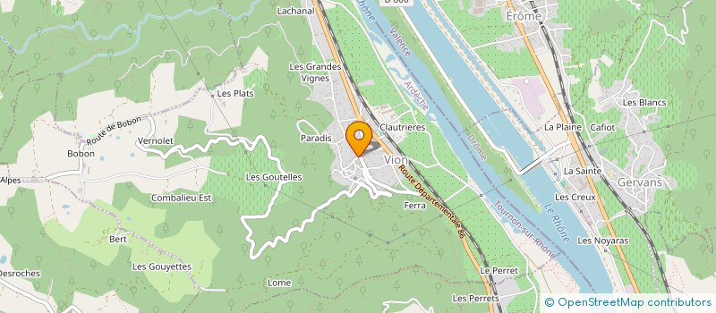 localisation de l'entreprise AMICALE LAIQUE DE CHEMINAS ET SECHERAS  SECHERAS