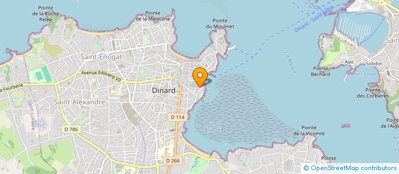 localisation de l'entreprise AMICALE LAIQUE DE DINARD  DINARD