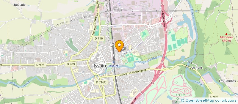 localisation de l'entreprise AMICALE LAIQUE DE FLAT  AULHAT-FLAT