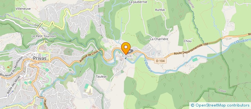 localisation de l'entreprise AMICALE LAIQUE DE FLAVIAC  FLAVIAC