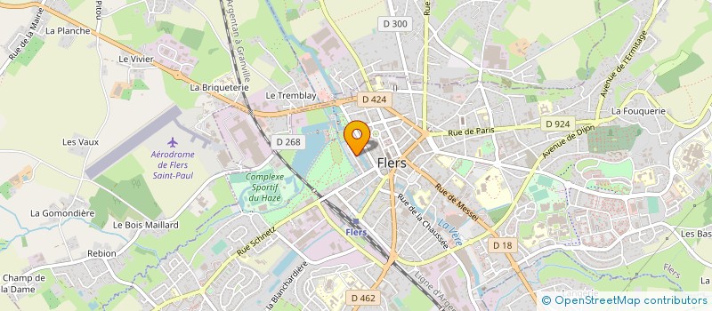 localisation de l'entreprise AMICALE LAIQUE DE FLERS à FLERS