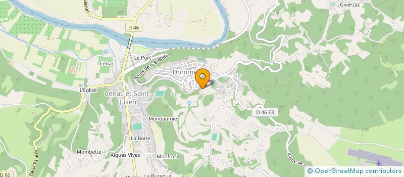 localisation de l'entreprise AMICALE LAIQUE DE GENAC ET SAINT JULIEN  CENAC-ET-SAINT-JULIEN