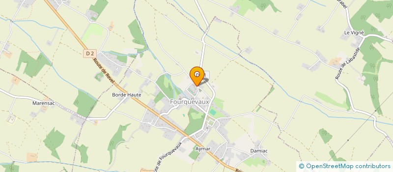 localisation de l'entreprise AMICALE LAIQUE DE L'ECOLE DE FOURQUEVAUX  FOURQUEVAUX