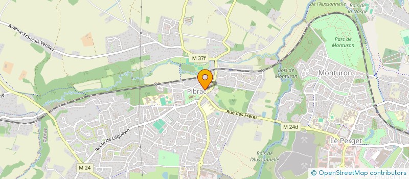 localisation de l'entreprise AMICALE LAIQUE DE L'ECOLE ELEMENTAIRE MAURICE FONVIEILLE  PIBRAC