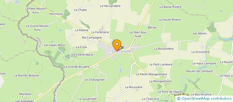 localisation de l'entreprise AMICALE LAIQUE DE L'ECOLE PUBLIQUE DE JUVIGNE  JUVIGNE