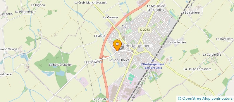 localisation de l'entreprise AMICALE LAIQUE DE L'HERBERGEMENT à L'HERBERGEMENT