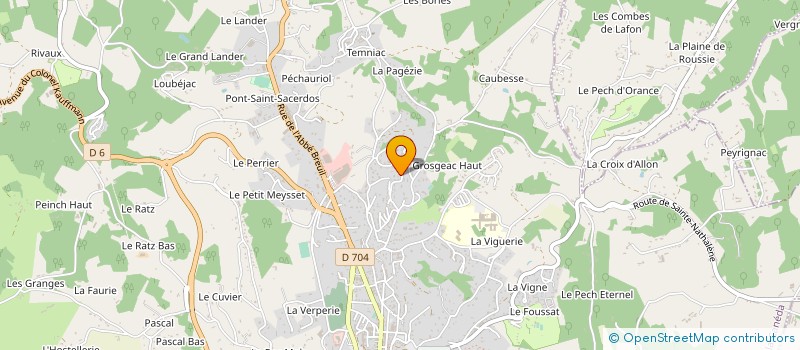 localisation de l'entreprise AMICALE LAIQUE DE LA CANEDA à SARLAT-LA-CANEDA