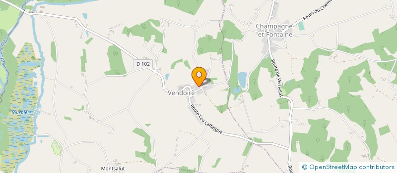 localisation de l'entreprise AMICALE LAIQUE DE LA CHAPELLE GRESIGNAC  LA CHAPELLE-GRESIGNAC