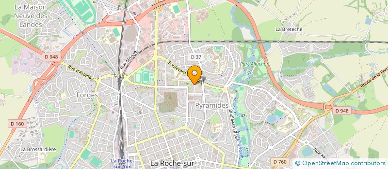 localisation de l'entreprise AMICALE LAIQUE DE LA ROCHE SUR YON à LA ROCHE-SUR-YON