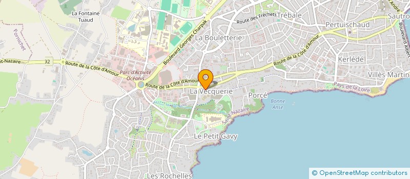 localisation de l'entreprise AMICALE LAIQUE DE LA VECQUERIE à SAINT-NAZAIRE
