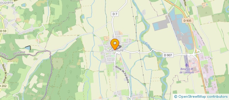localisation de l'entreprise AMICALE LAIQUE DE LARREULE  LARREULE