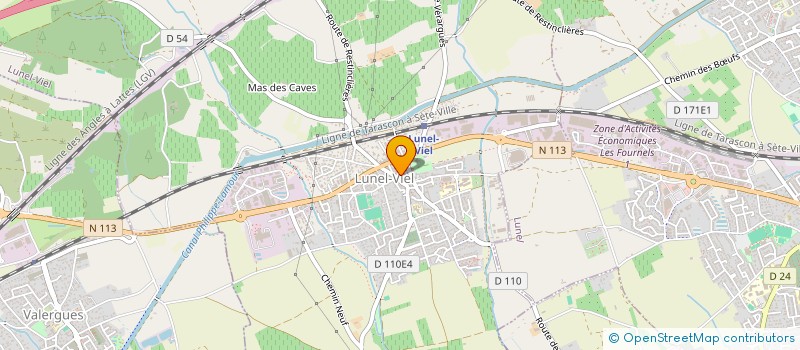 localisation de l'entreprise AMICALE LAIQUE DE LUNEL VIEL à LUNEL-VIEL