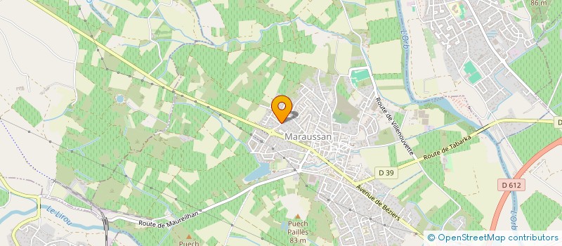 localisation de l'entreprise AMICALE LAIQUE DE MARAUSSAN  MARAUSSAN