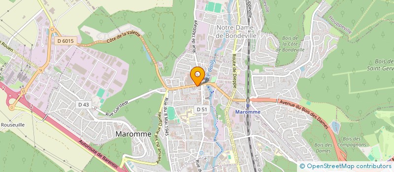 localisation de l'entreprise AMICALE LAIQUE DE MAROMME  MAROMME