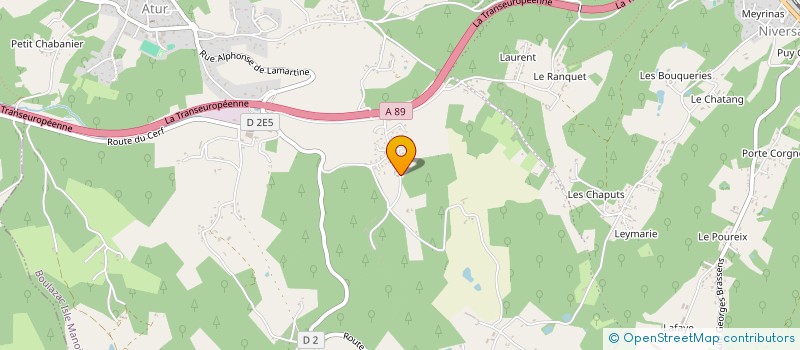 localisation de l'entreprise AMICALE LAIQUE DE MARSANEIX à SANILHAC