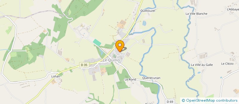 localisation de l'entreprise AMICALE LAIQUE DE MERLEAC  MERLEAC