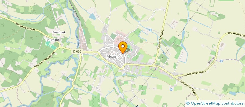 localisation de l'entreprise AMICALE LAIQUE DE MEZIN  MEZIN