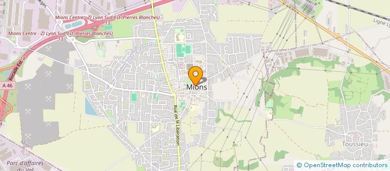 localisation de l'entreprise AMICALE LAIQUE DE MIONS  MIONS