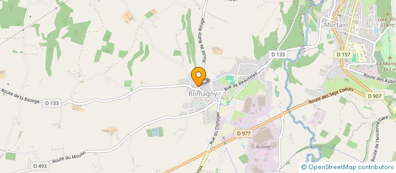 localisation de l'entreprise AMICALE LAIQUE DE MORTAIN  MORTAIN-BOCAGE