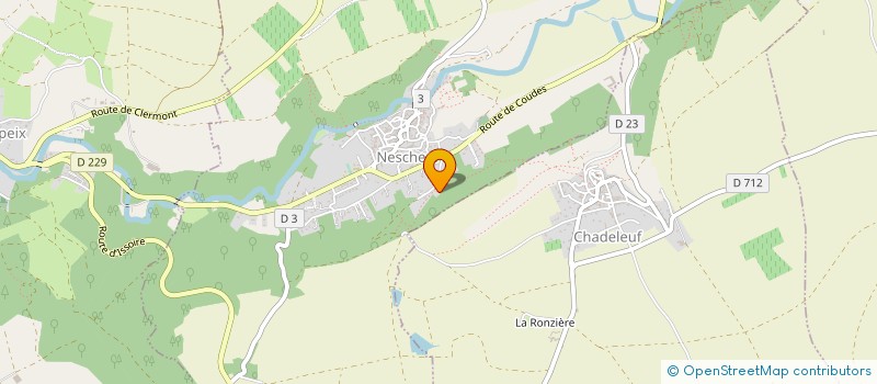 localisation de l'entreprise AMICALE LAIQUE DE NESCHERS  NESCHERS