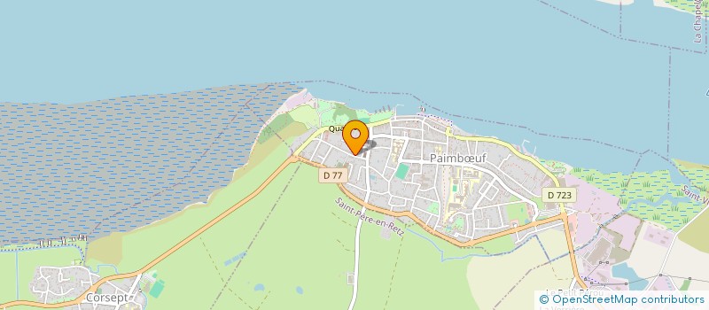 localisation de l'entreprise AMICALE LAIQUE DE PAIMBOEUF  PAIMBUF