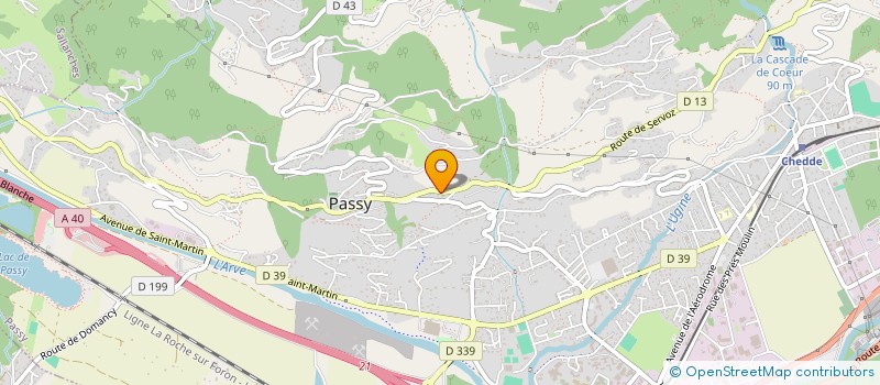 localisation de l'entreprise AMICALE LAIQUE DE PASSY CHEF LIEU à PASSY